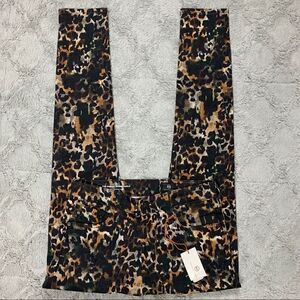 AG the farrah Camo Animal print skinny ankle jeans